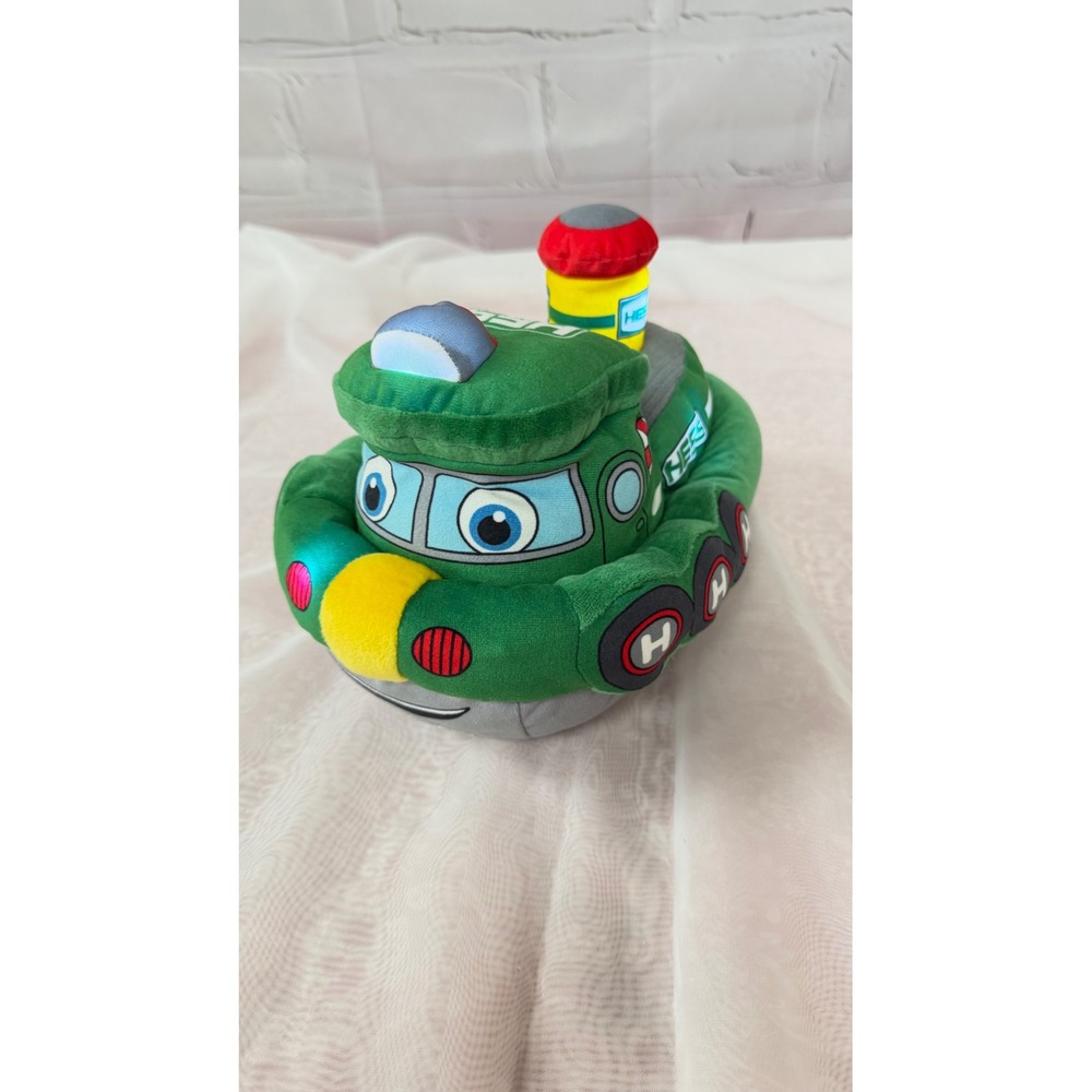Hess My First Hess Truck Plush Tugboat Green Grey Soft Toy 2021